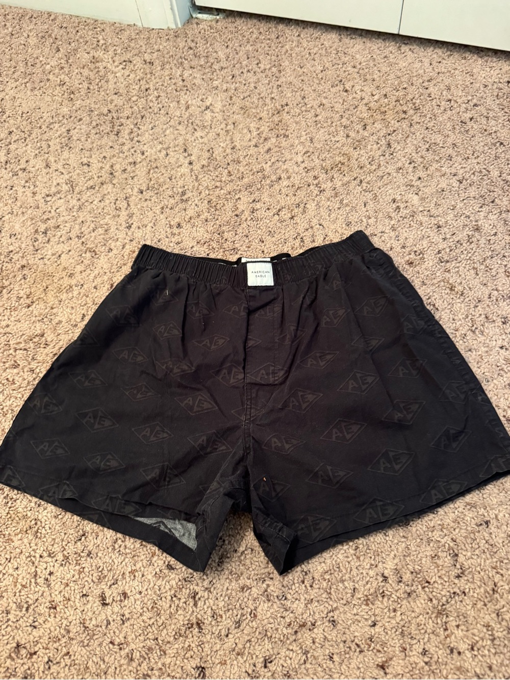American Eagle Outfitters Black Logo Waistband boxers